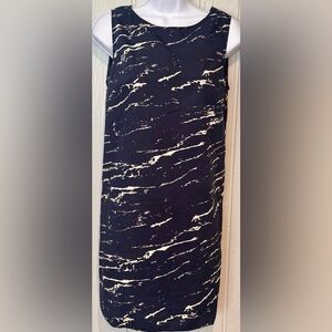 GAP Navy & White Backless Dress